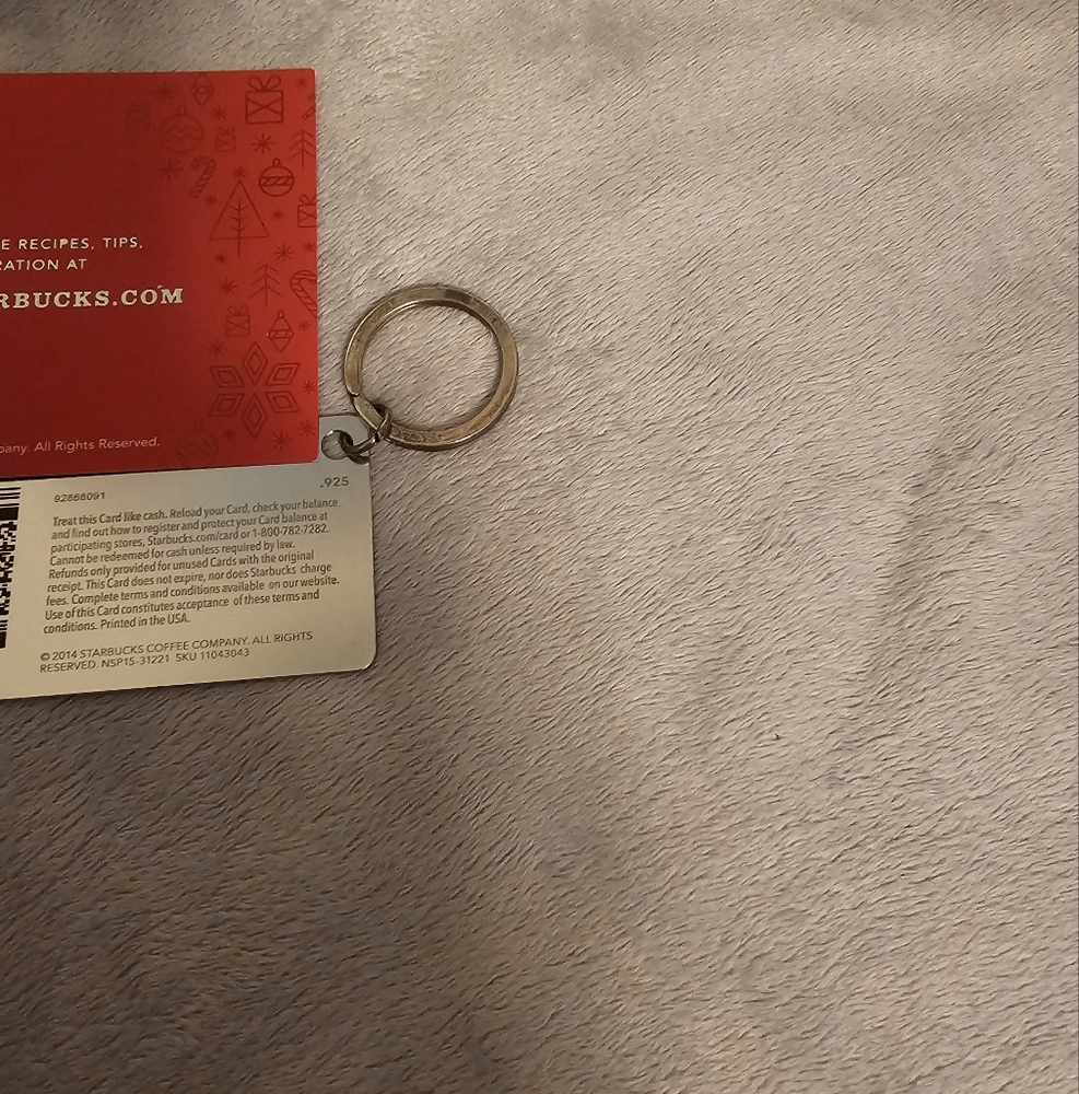 CHARITY DONATION: Limited Edition Starbucks Card Key Ring w/ box - Picture 9 of 9